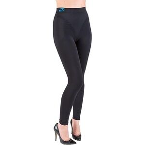 High-Waisted Black Compression Leggings